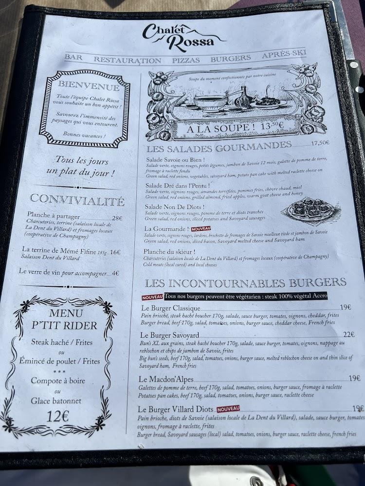 Restaurant La Rossa - Menu Image 2