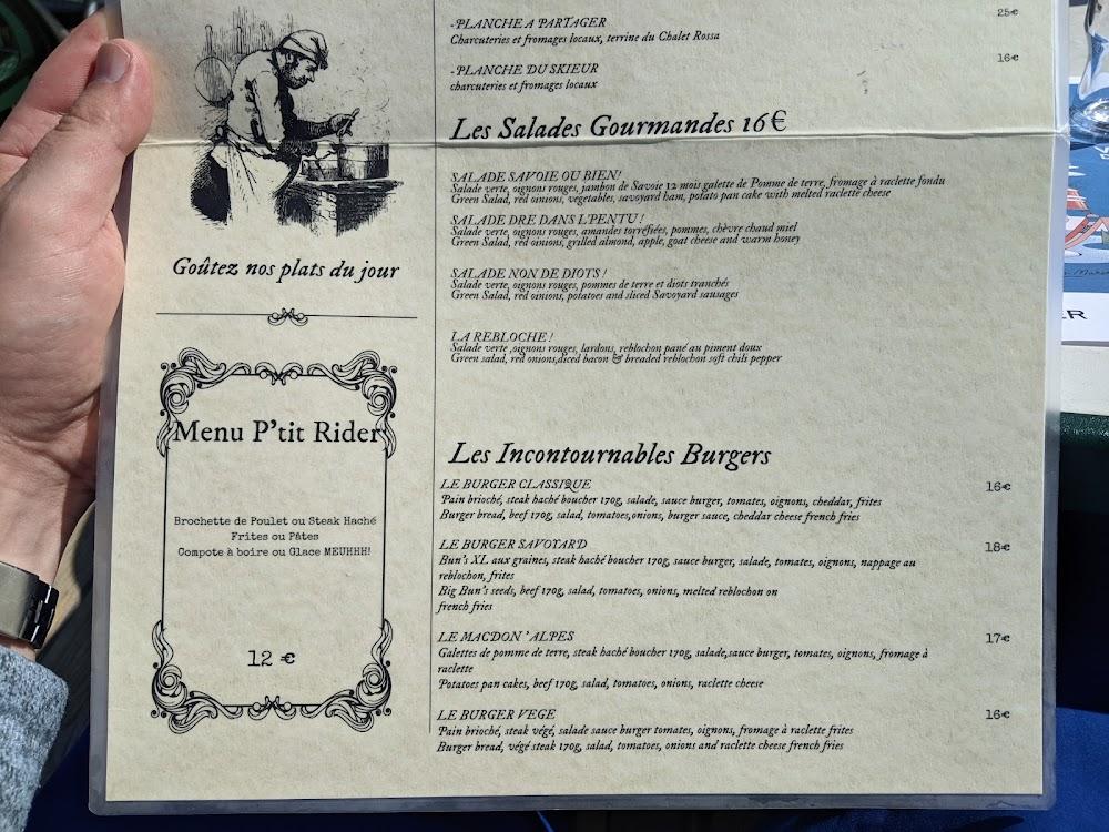 Restaurant La Rossa - Menu Image 4